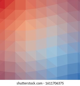Abstract Trianglify gradient Generative Art background illustration