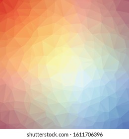 Abstract Trianglify gradient Generative Art background illustration