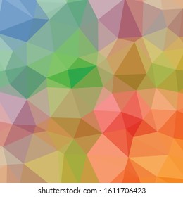 Abstract Trianglify gradient Generative Art background illustration
