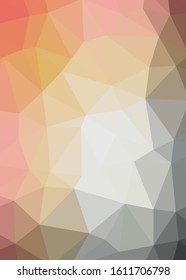 Abstract Trianglify gradient Generative Art background illustration