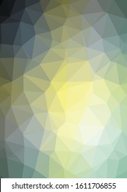 Abstract Trianglify gradient Generative Art background illustration