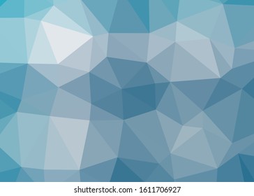 Abstract Trianglify gradient Generative Art background illustration