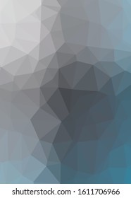 Abstract Trianglify gradient Generative Art background illustration