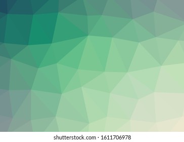 Abstract Trianglify gradient Generative Art background illustration