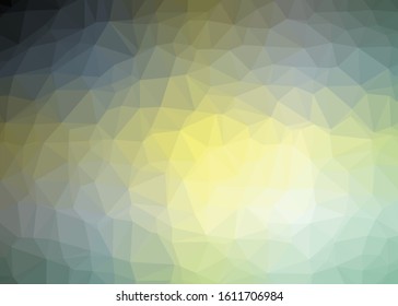 Abstract Trianglify gradient Generative Art background illustration