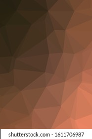 Abstract Trianglify gradient Generative Art background illustration