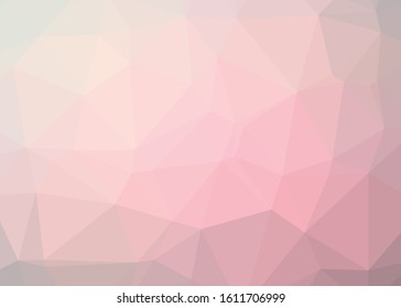 Abstract Trianglify gradient Generative Art background illustration