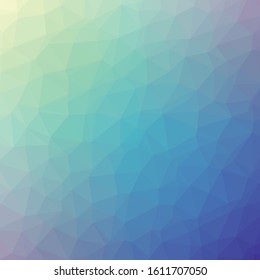 Abstract Trianglify gradient Generative Art background illustration