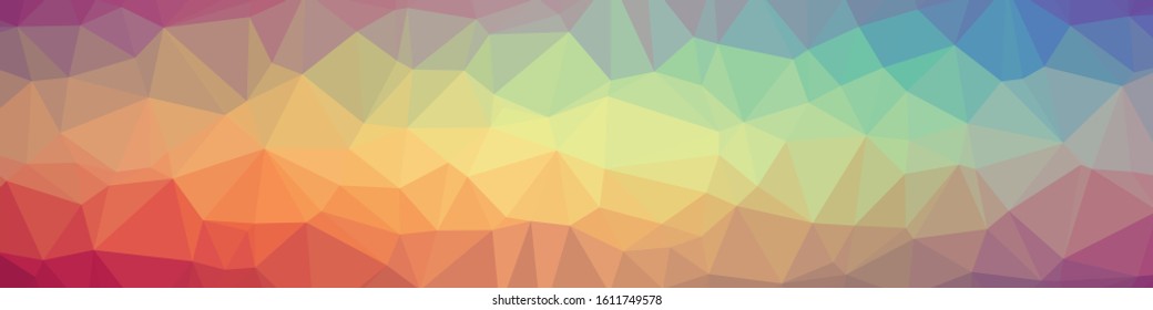 Abstract Trianglify gradient Generative Art background illustration