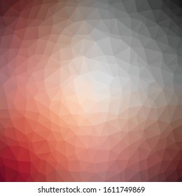 Abstract Trianglify gradient Generative Art background illustration