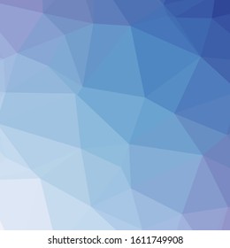 Abstract Trianglify gradient Generative Art background illustration