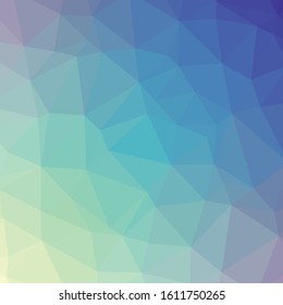 Abstract Trianglify gradient Generative Art background illustration