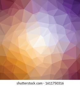 Abstract Trianglify gradient Generative Art background illustration