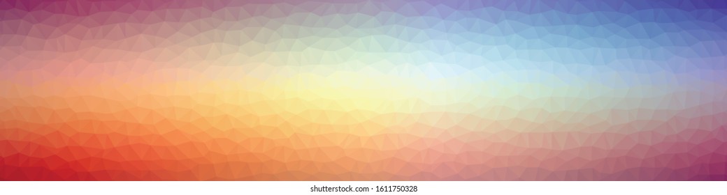 Abstract Trianglify gradient Generative Art background illustration