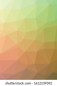 Abstract Trianglify gradient Generative Art background illustration