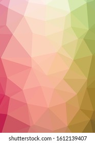Abstract Trianglify gradient Generative Art background illustration