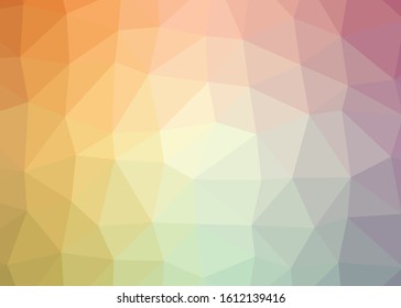 Abstract Trianglify gradient Generative Art background illustration
