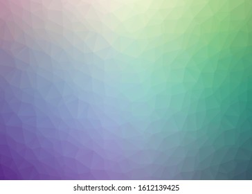 Abstract Trianglify gradient Generative Art background illustration