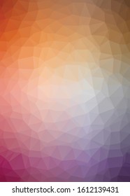 Abstract Trianglify gradient Generative Art background illustration
