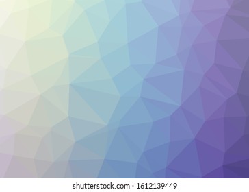 Abstract Trianglify gradient Generative Art background illustration