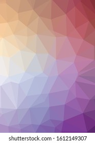 Abstract Trianglify gradient Generative Art background illustration