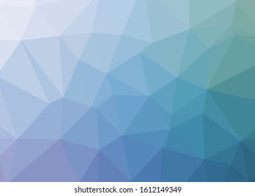 Abstract Trianglify gradient Generative Art background illustration