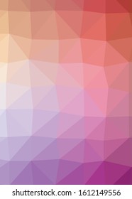 Abstract Trianglify gradient Generative Art background illustration
