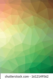 Abstract Trianglify gradient Generative Art background illustration