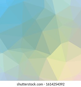 Abstract Trianglify gradient Generative Art background illustration