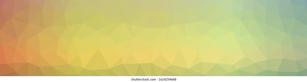 Abstract Trianglify gradient Generative Art background illustration