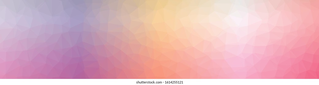 Abstract Trianglify gradient Generative Art background illustration