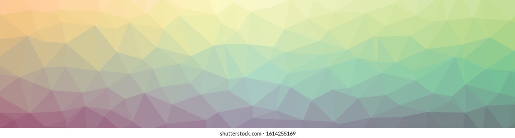 Abstract Trianglify gradient Generative Art background illustration