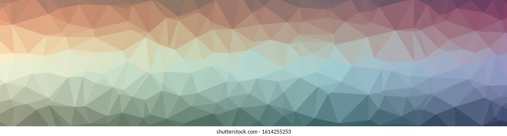 Abstract Trianglify gradient Generative Art background illustration