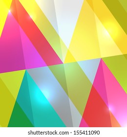 Abstract triangular background
