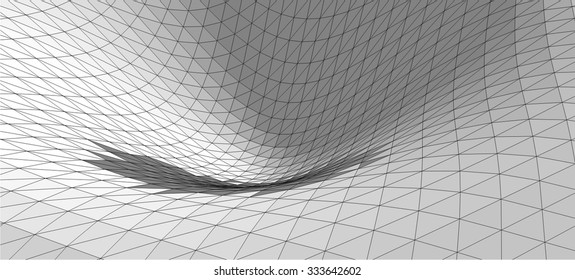 abstract triangular background.