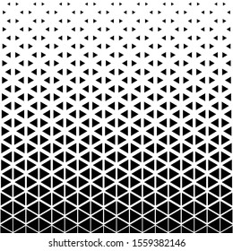 Abstract triangular background. Black white geometric pattern.