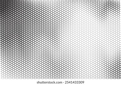 Abstract triangular background. Black and white geometric pattern. Grunge background as design element. Vector illustration.	