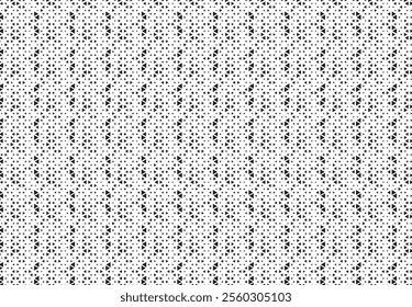 Abstract triangular background. Black and white triangle dots geometric pattern. Halftone background as design element. Vector illustration.	