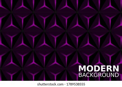 Abstract triangular background. Carbon triangle tiles. Interior design concept. 3d architectural render illustration. Geometry pattern. Random cells. Polygonal glossy surface.