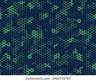 Abstract triangular background. Color geometric pattern. Grunge background as design element. Vector illustration.