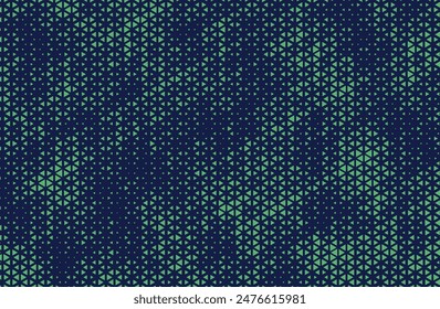 Abstract triangular background. Color geometric pattern. Grunge background as design element. Vector illustration.