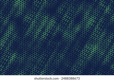 Abstract triangular background. Color geometric green pattern. Grunge background as design element. Vector illustration.