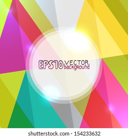 Abstract triangular background, cover.