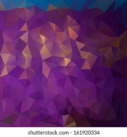 Abstract Triangular Background, Low Poly Style illustration