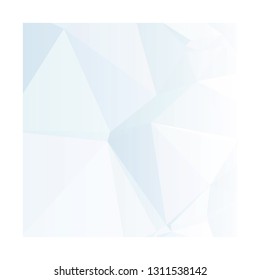 Abstract triangular background with white faded corner  