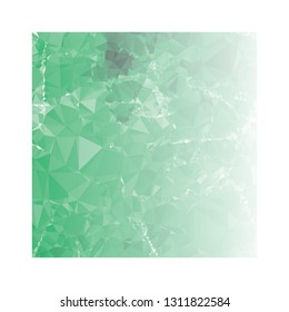 Abstract triangular background with white faded corner