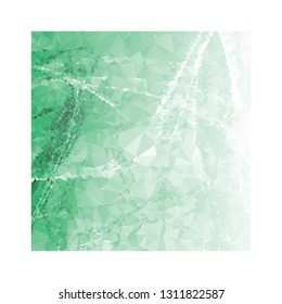 Abstract triangular background with white faded corner