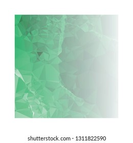 Abstract triangular background with white faded corner
