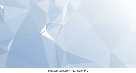Abstract triangular background with white faded corner 
