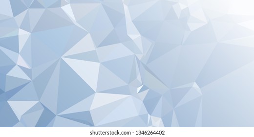 Abstract triangular background with white faded corner 